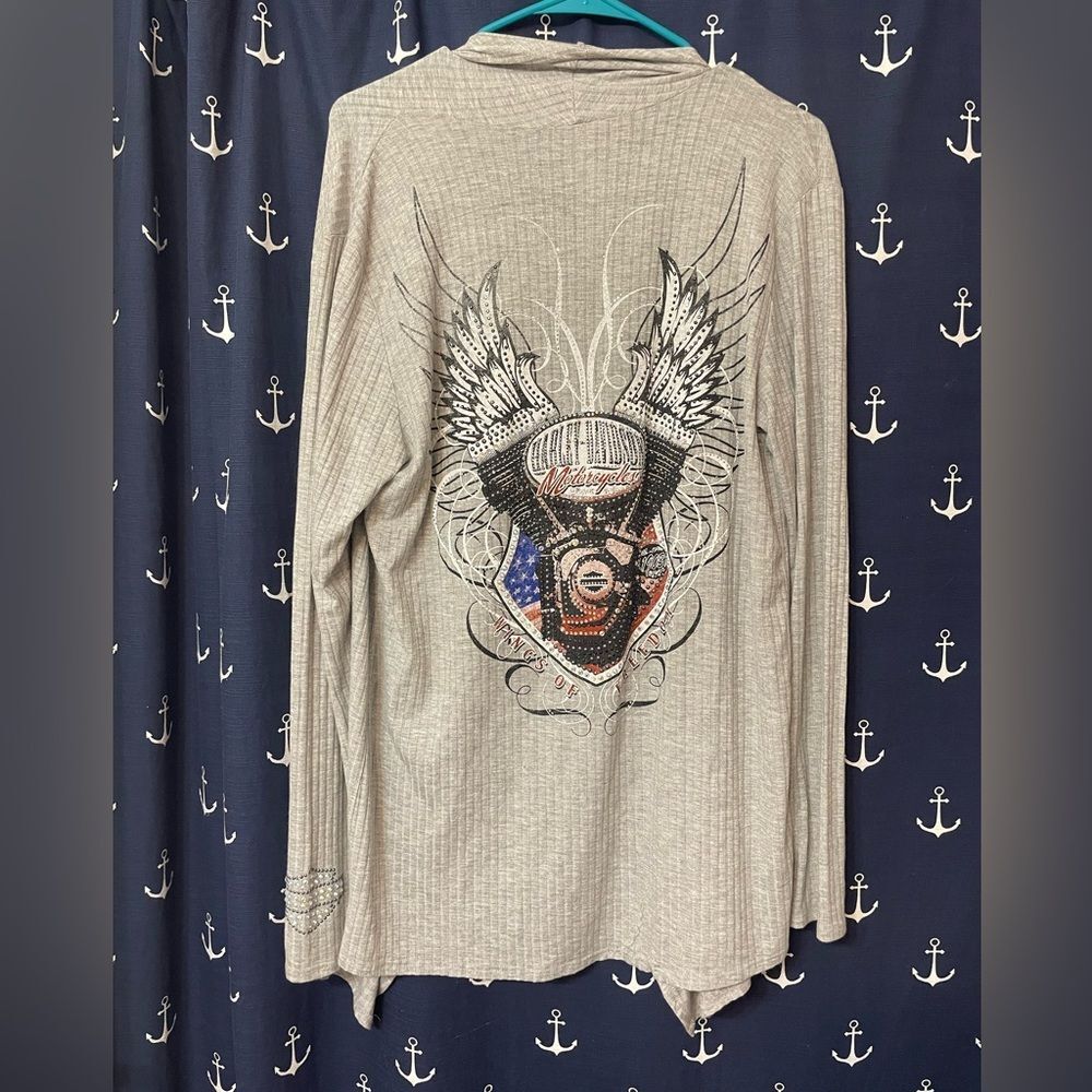 Harley-Davidson Rhinestone Cardigan